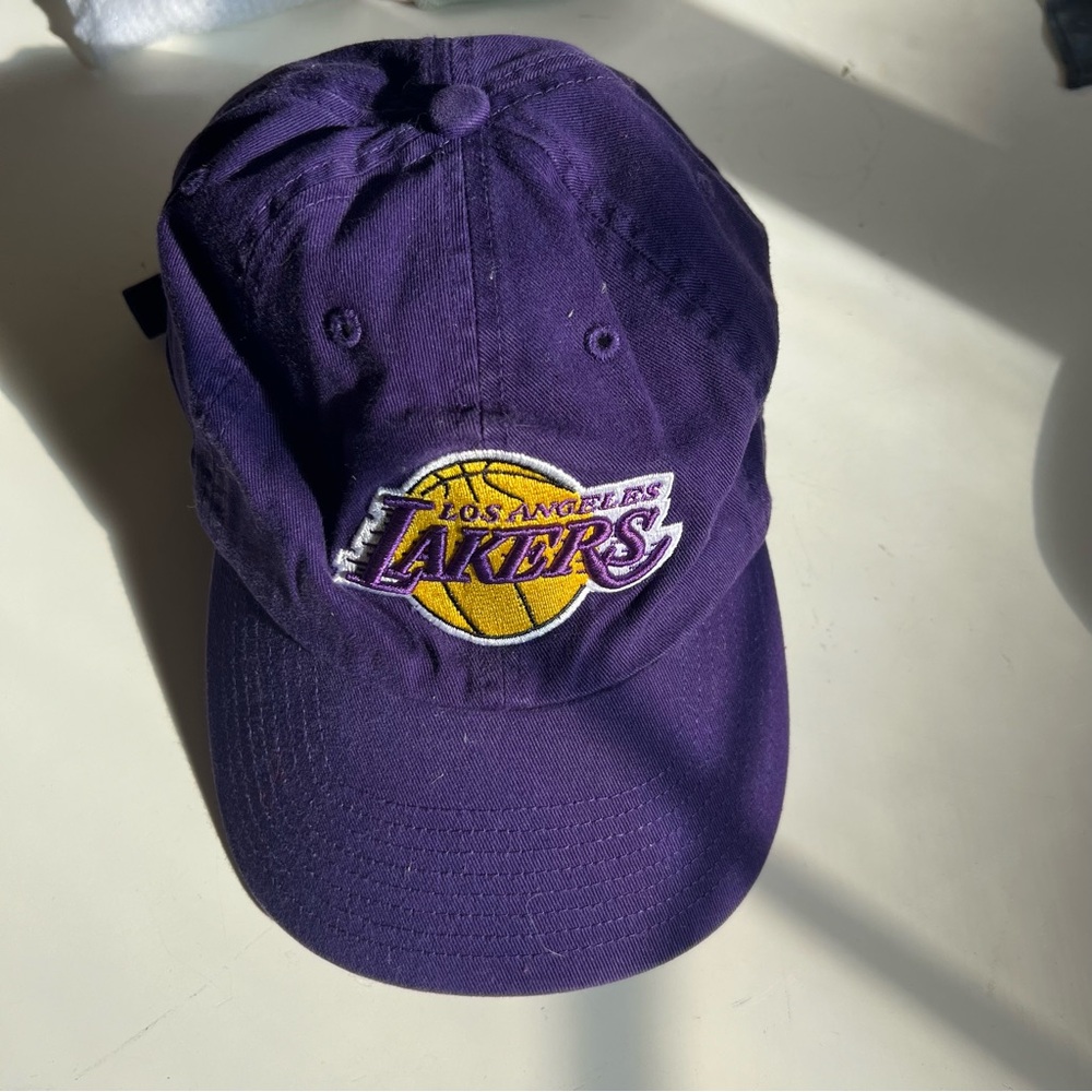 Los Angeles LA Lakers NBA Purple 47 Brand Relaxed Fit Adjustable Hat